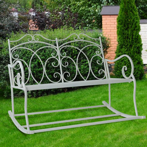 Gartenbank aus Metall von Bel Étage