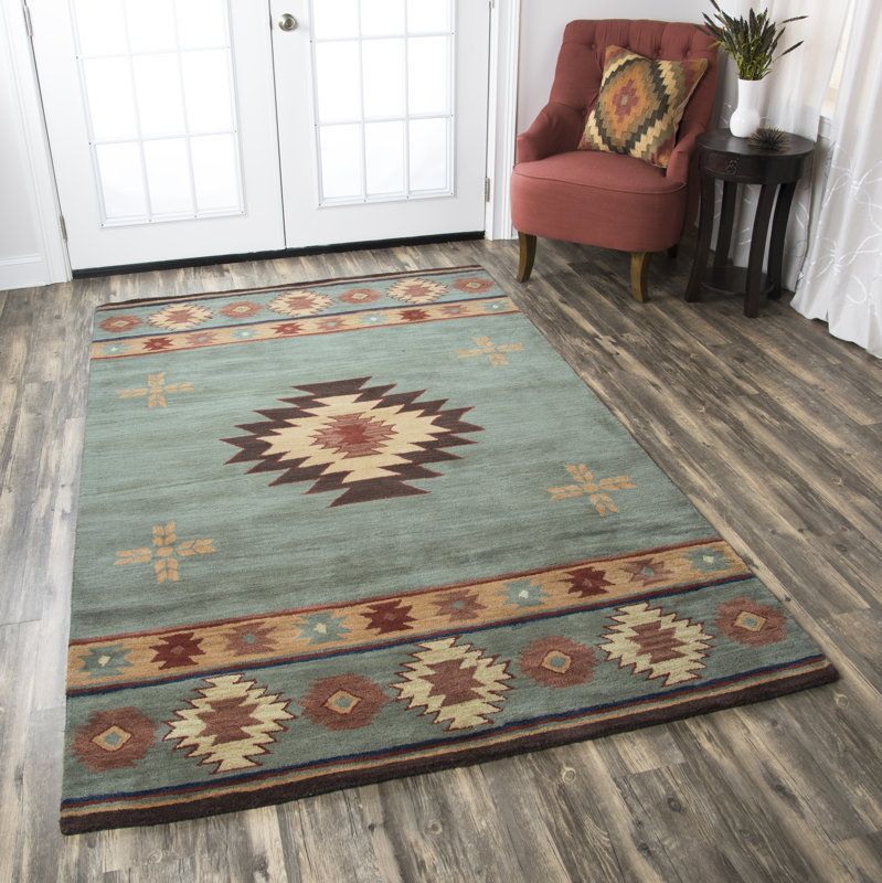 The Conestoga Trading Co. HandTufted Green Area Rug & Reviews Wayfair
