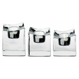 Polaris Crystal Votives (Set of 3)