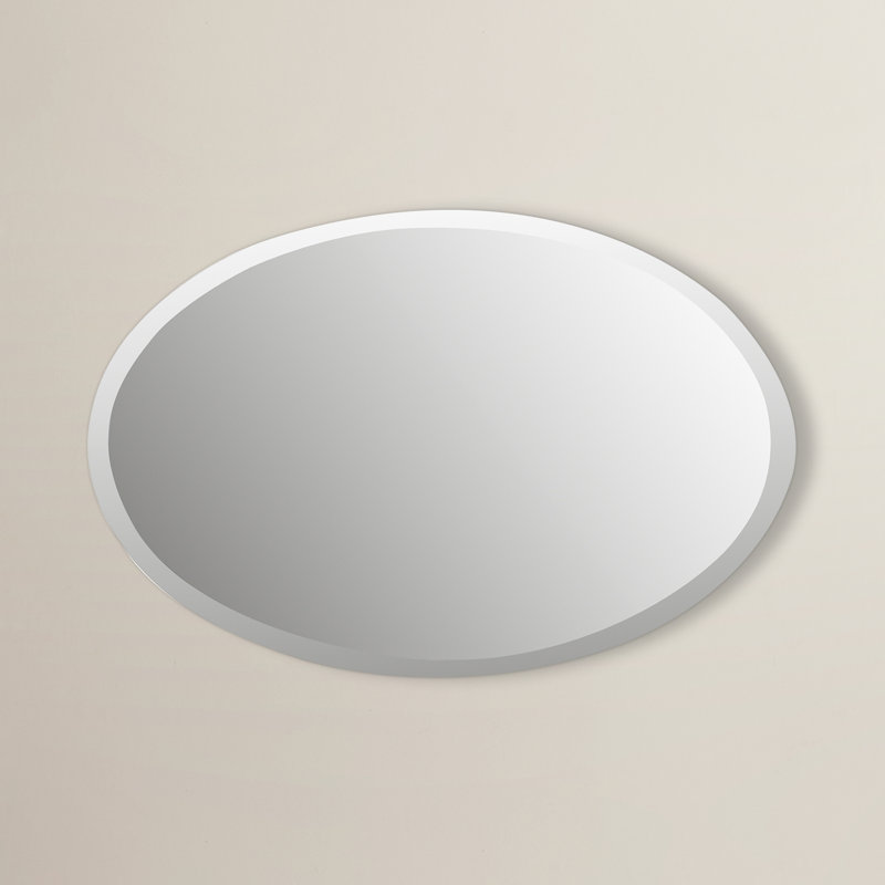 Thornbury Oval Bevel Frameless Wall Mirror Thornbury Oval Bevel Frameless Wall Mirror