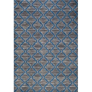 Bennet Gray/Blue Indoor/Outdoor Area Rug