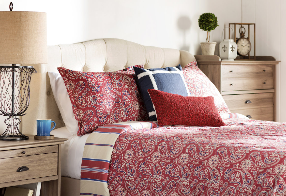 Woodbury Upholstered Wingback Headboard & Reviews Joss & Main