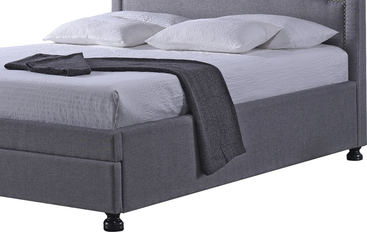 Wholesale Interiors Brisbane Upholstered Storage Platform Bed & Reviews