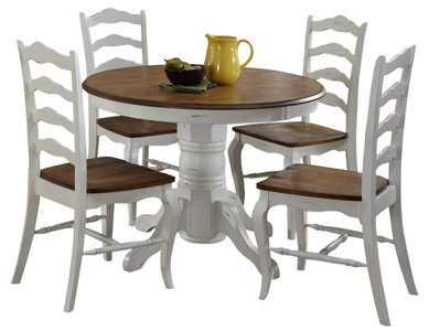 Wisser Oak And Rubbed White 5 Piece Dining Set Joss Main