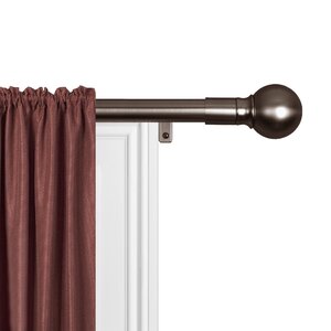 Smart Easy Install Drapery Window Curtain Single Rod