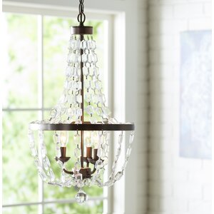 Araja 3-Light Empire Chandelier