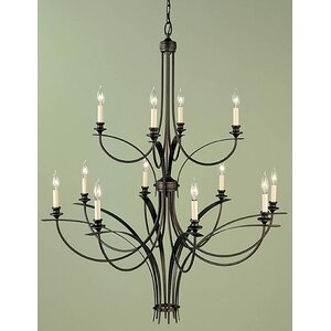 Boulevard 12-Light Candle-Style Chandelier