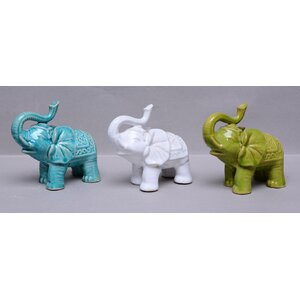 Estrada Elephants Figurine (Set of 3)