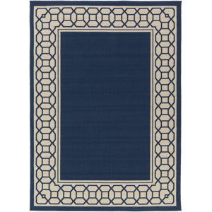 Osage Navy Indoor/Outdoor Area Rug
