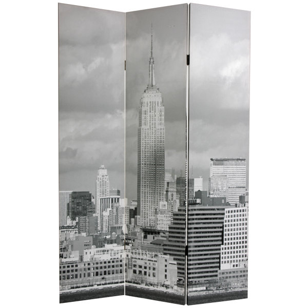 East Urban Home New York Scenes 3 Panel Room Divider Reviews Wayfair