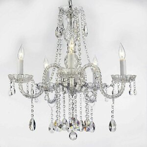 Meredith 5-Light Everyday Crystal Chandelier