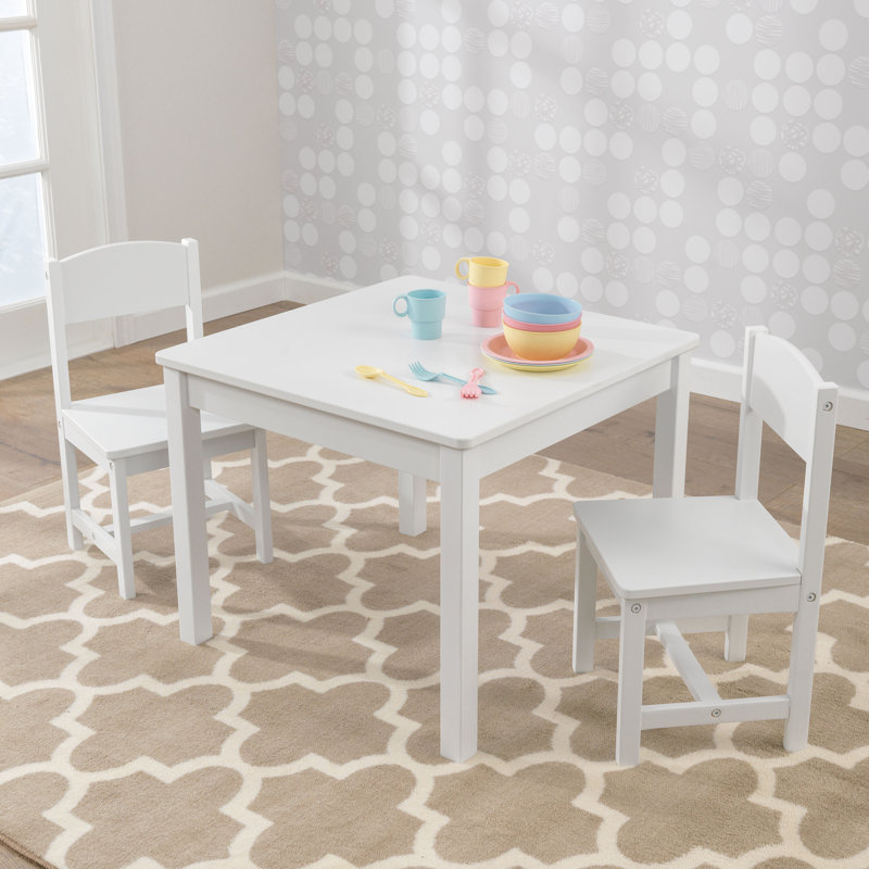 Kids 3 Piece Table And Chair Set - KidKraft Kids 3 Piece Wood Table & Chair Set & Reviews ... / Chairs and table frame mdf & pine wood.