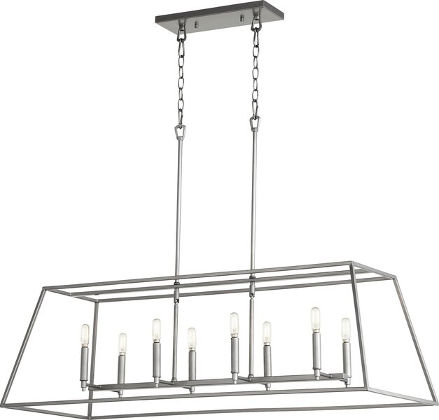 Breakwater Bay Pollard Linear 8-Light Lantern Pendant | Wayfair