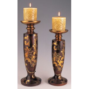 Arie 2 Piece Candlestick Set