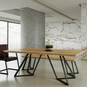Roslyn Drift Wooden Dining Table by Trent Austin Design
