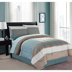 Mixit Border 8 Piece Bed in a Bag Set