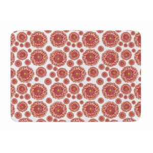 Flowers. Gerbera by Alisa Drukman Memory Foam Bath Mat