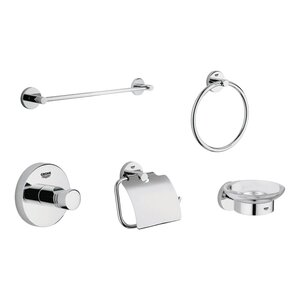 Essentials 5 Piece Bathroom Hardware Set