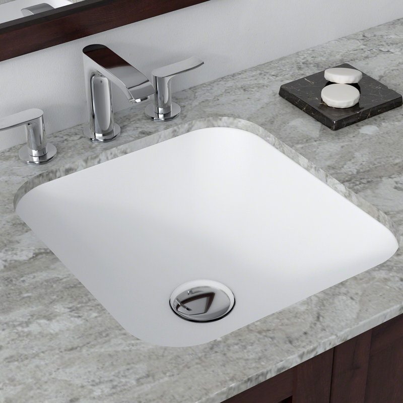 Kraus Natura Square Undermount Bathroom Sink Wayfair Natura Square Undermount Bathroom Sink