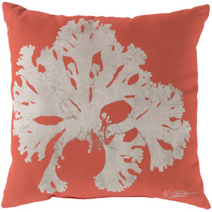 Broadway Village Coral Throw Pillow
