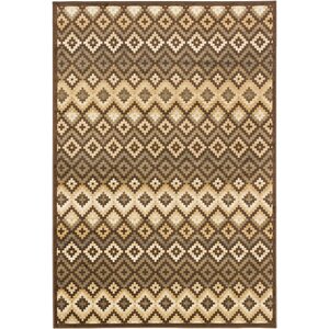 Nichols Dark Brown Area Rug