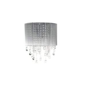 Chamberlin 2-Light Silk String and Crystal Wall Sconce