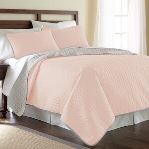 Carondelet 3 Piece Reversible Coverlet Set