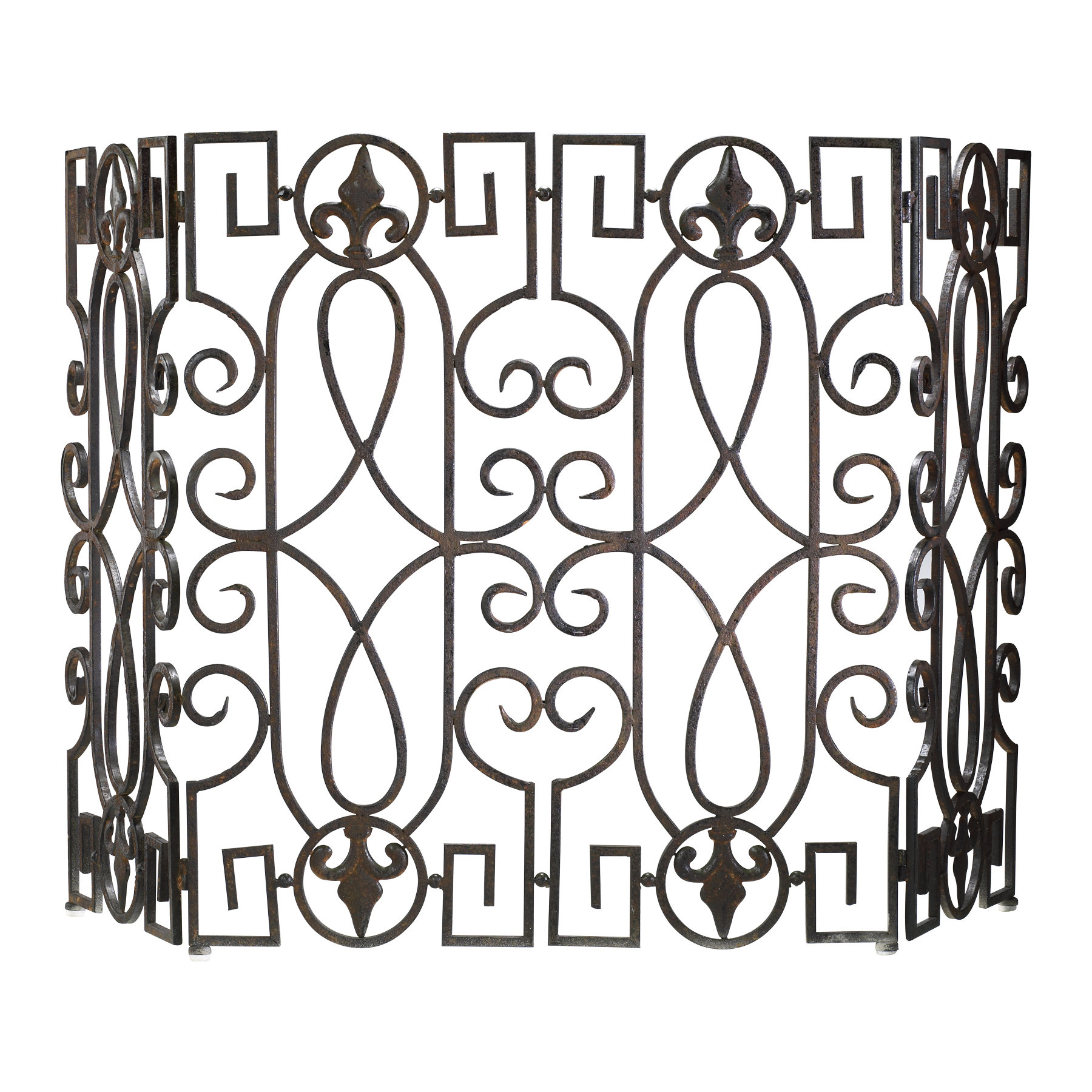 Cyan Design 3 Panel Iron Fireplace Screen Wayfair