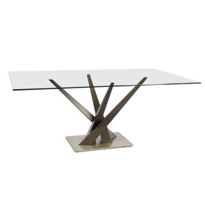 Zhenyu Rectangular Dining Table by Orren Ellis