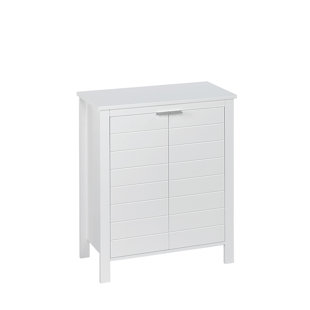 Corner Bathroom Floor Cabinet Wayfair Gunn 2 Door Floor 23 63 W X 27 56 H Cabinet