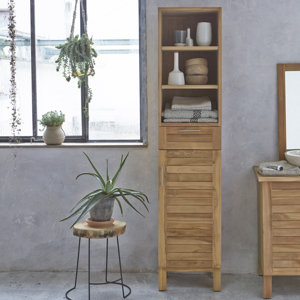 40 x 180 cm Badschrank von Tikamoon
