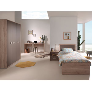 4-tlg. Schlafzimmer-Set Emma, 90 x 200 cm von Vi..