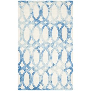 Edie Ivory/Blue Area Rug