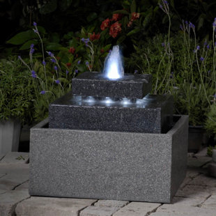Jeco Inc Fountains You Ll Love Wayfair Resin Fibergl Tiered Fountain With Led Light By Jeco Inc