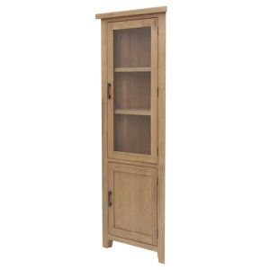 Eckvitrine Hadleigh aus Massivholz von Home Etc