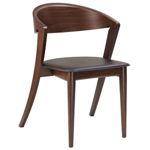 Cortina Genuine Leather Upholstered Dining Chair (Set of 2) by Adriano