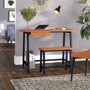 College Dorm Room Desk Wayfair Gaspar Student Dorm Desk And Stool