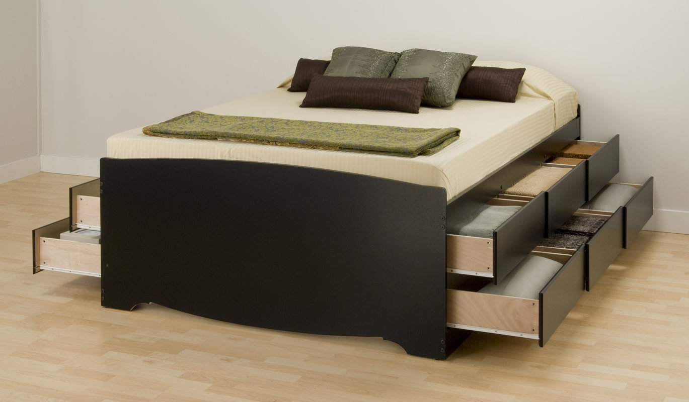 Bed Frames With Storage varick gallery valerio storage platform bed & reviews | wayfair Bed Frames With Storage varick gallery valerio storage platform bed & reviews | wayfair
