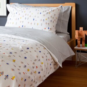 Robot March Printed Sham