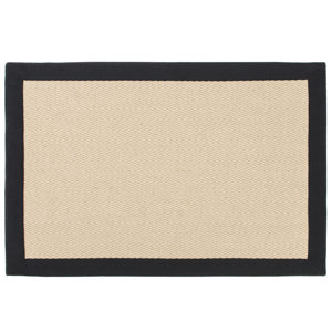 Jute Herring Bone Brown Indoor/Outdoor Area Rug