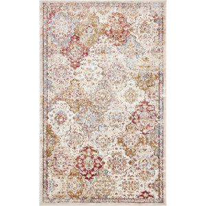 Lynda Beige Area Rug