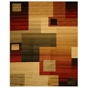 Strathmore Brown/Red Area Rug