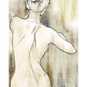 'Figurative I' Painting Print on Wrapped Canvas
