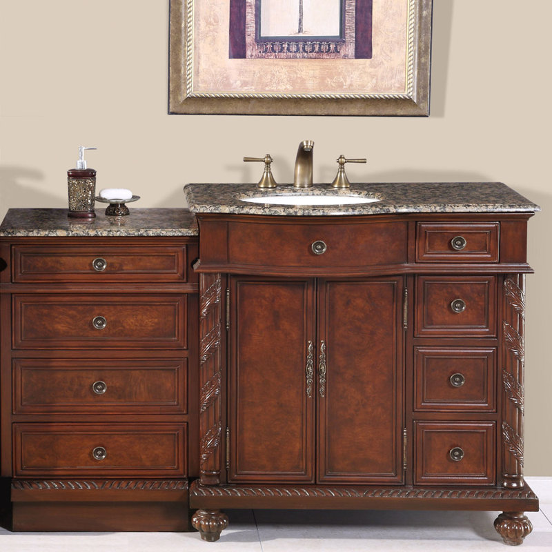 Fleur De Lis Living Brenneman 56 Single Bathroom Vanity Set Brenneman 56 Single Bathroom Vanity Set