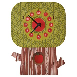 Apple Tree Pendulum Wall Clock