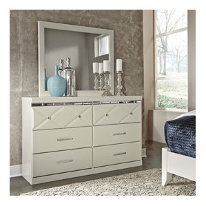Redick 6 Drawer Double Dresser with Mirror by Willa Arlo Interiors