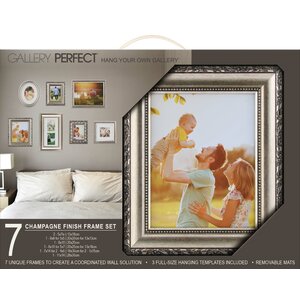 Gallery Solutions 7 Piece Picture Frame Set