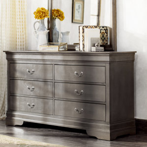 Corbeil 6 Drawer Double Dresser by Lark Manor