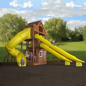 Traverse Cedar All Cedar Swing Set