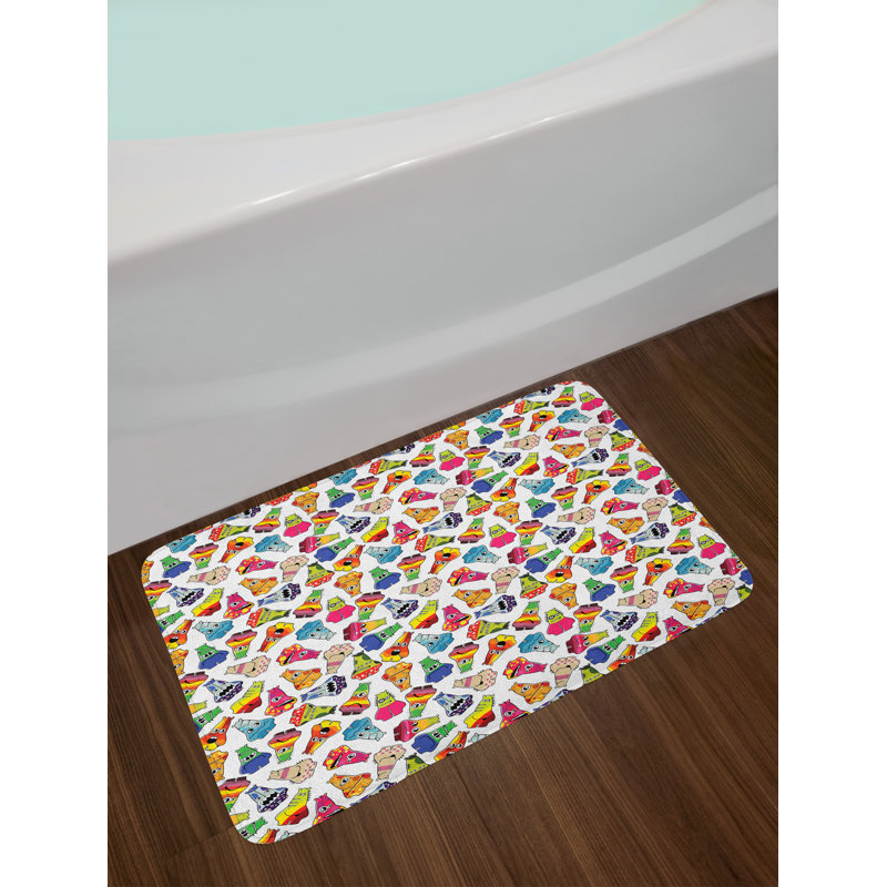 East Urban Home Playful Kids Bath Rug Wayfair Playful Kids Bath Rug